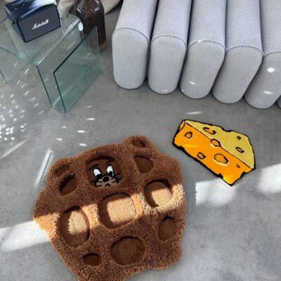 Mouse and Cheese Rug