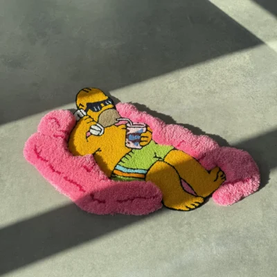 Chilling Homer Rug