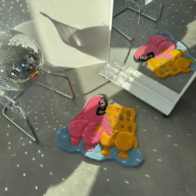 Bob and Patrik fluffy butts Rug